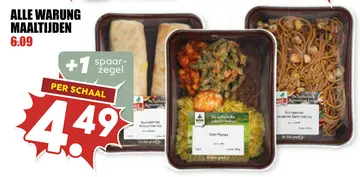 Aanbieding: ALLE WARUNG MAALTIJDEN