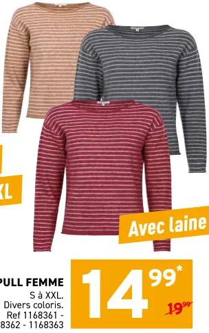 Offre: Pull femme