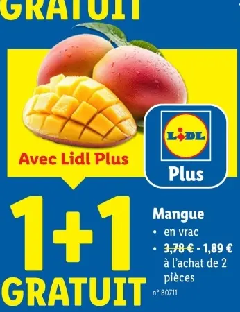 Offre: Mangue