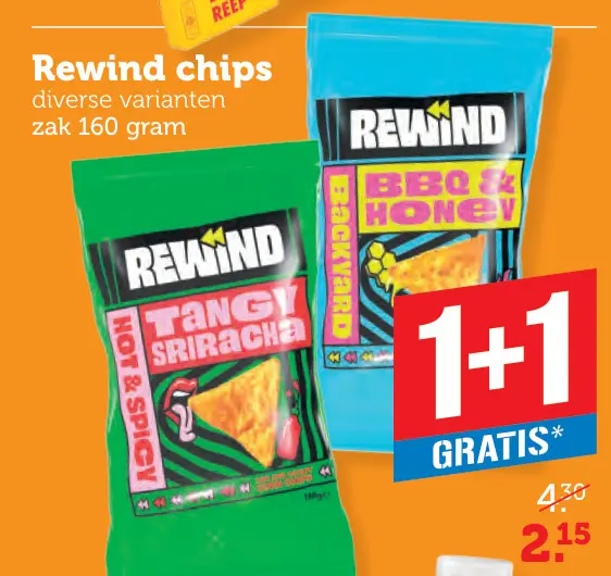 Aanbieding: Rewind chips