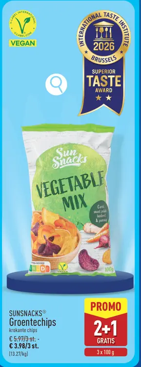 Promotie: Groentechips