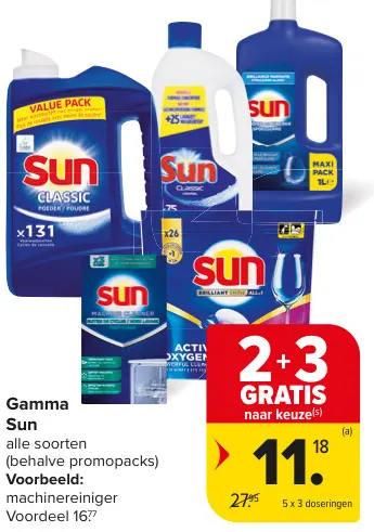 Promotie: Sun