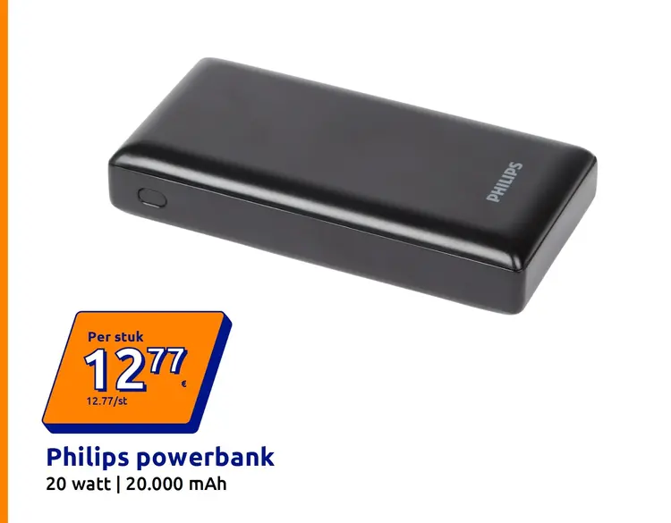 Aanbieding: Philips powerbank