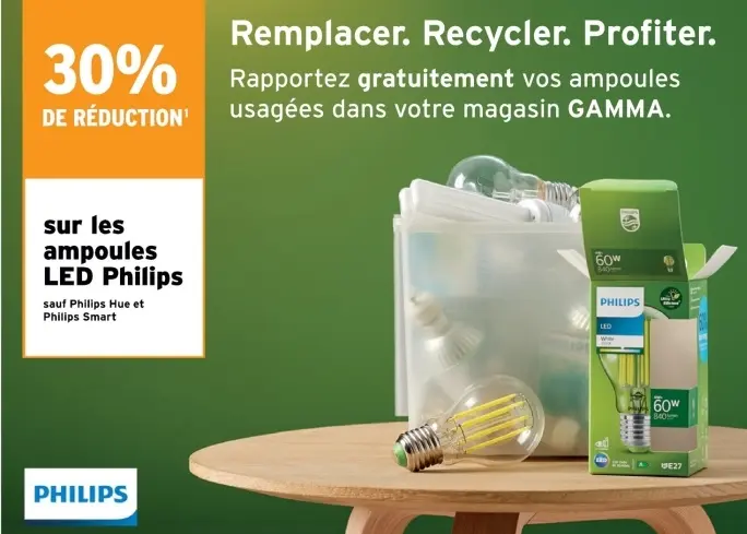 Offre: ampoules LED Philips
