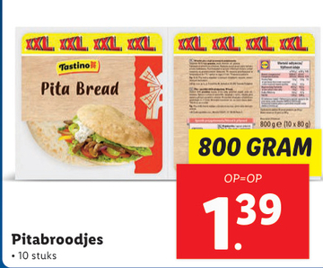 Aanbieding: Pitabroodjes