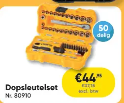 Promotie: Dopsleutelset