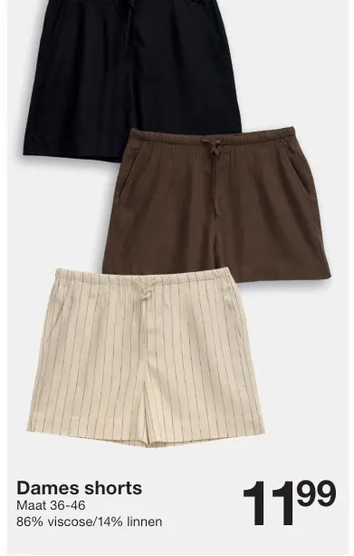 Promotie: Dames shorts