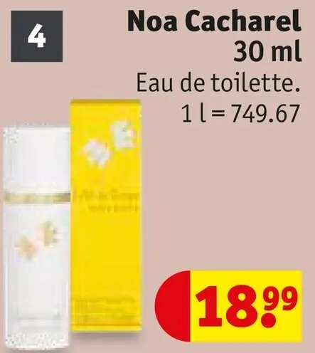 Offre: Cacharel Noa Eau de toilette