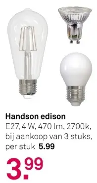 Aanbieding: edison