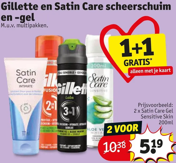 Promotie: Scheerschuim en -gel