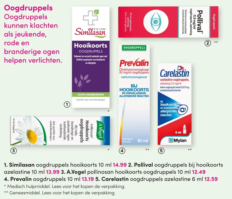 Aanbieding: Oogdruppels