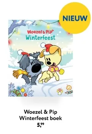 Aanbieding: Woezel & Pip Winterfeest boek