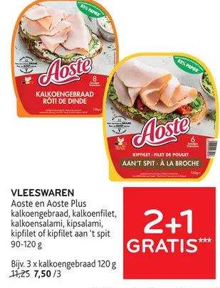 Promotie: Vleeswaren