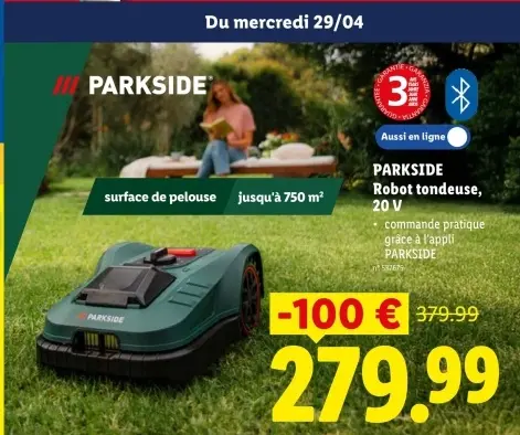 Offre: Robot tondeuse