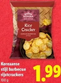 Aanbieding: Koreaanse stijl barbecue rijstcrackers