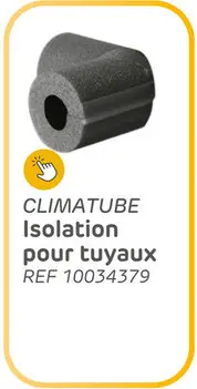 Offre: Isolation pour tuyaux climatube zip coude ø22x15mm