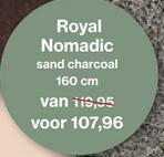 Aanbieding: Vloerkleed Royal Nomadic rond sand charcoal