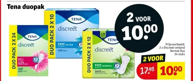 Promotie: Tena duopak