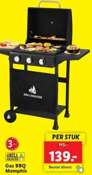 Aanbieding: Gas BBQ Memphis 3 branders