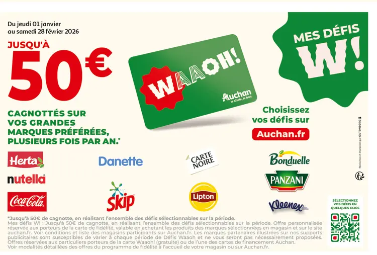 Promotie: Cagnotte sur vos grandes marques préférées