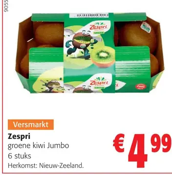 Aanbieding: Zespri groene kiwi Jumbo