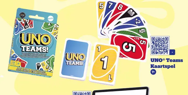 Aanbieding: UNO Teams Kaartspel