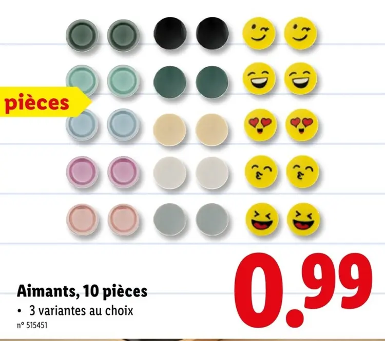 Offre: Aimants