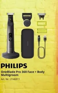Promotie: OneBlade Pro 360 Face + Body Multigroom