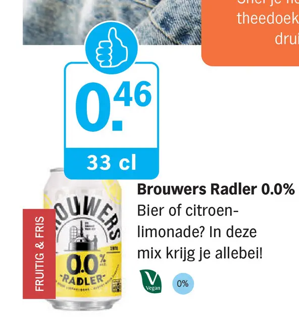 Aanbieding: Radler 0.0%