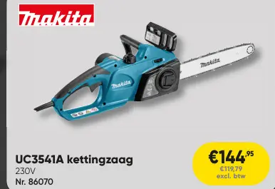 Promotie: kettingzaag