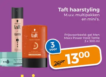 Aanbieding: Taft haarstyling