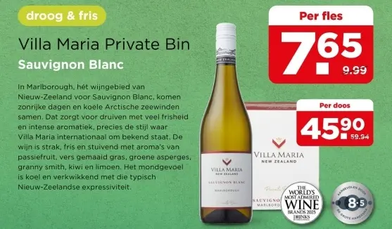 Aanbieding: Villa Maria Private Bin Sauvignon Blanc
