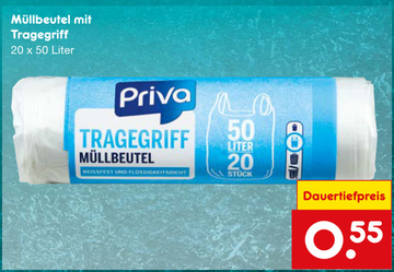 Aanbieding: Priva Müllbeutel mit Tragegriff