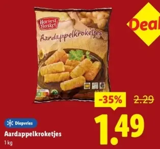 Aanbieding: Aardappelkroketjes