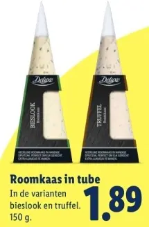 Aanbieding: Roomkaas in tube