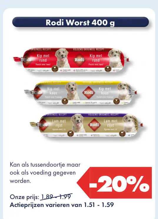 Aanbieding: Rodi Worst