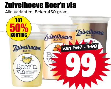 Aanbieding: Boer'n vla