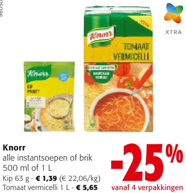 Aanbieding: Alle instantsoepen of brik