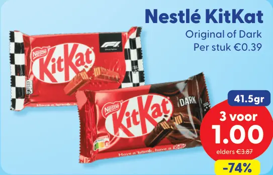 Aanbieding: KitKat