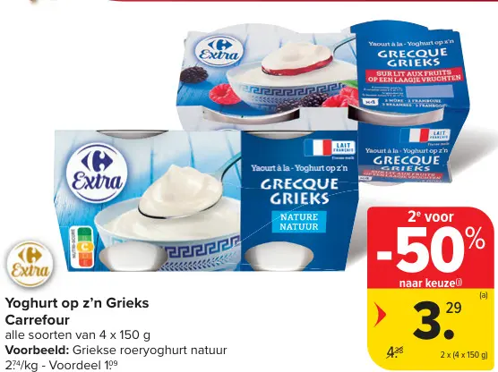 Promotie: Yoghurt op z'n Grieks