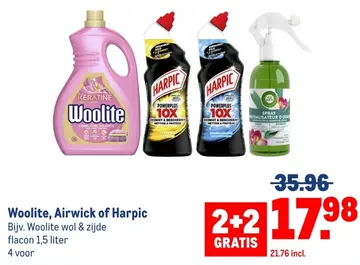 Aanbieding: Woolite, Airwick of Harpic