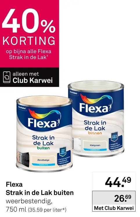Aanbieding: Strak in de Lak buiten