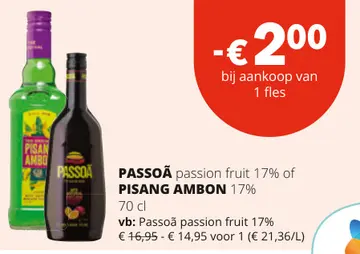 Aanbieding: PASSOÃ OF PISANG AMBON