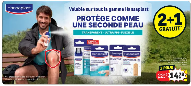 Offre: Toute la gamme Hansaplast