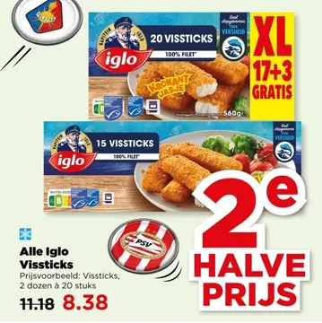 Aanbieding: Alle Iglo Vissticks