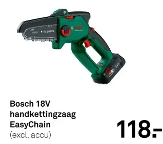 Aanbieding: 18V handkettingzaag EasyChain
