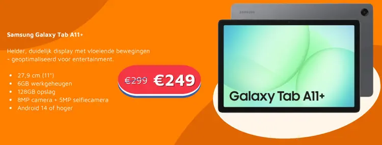 Aanbieding: Samsung Galaxy Tab A11+