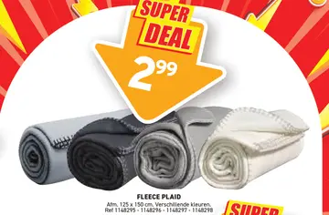 Aanbieding: Fleece plaid