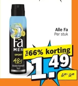Aanbieding: Fa MEN SPORT