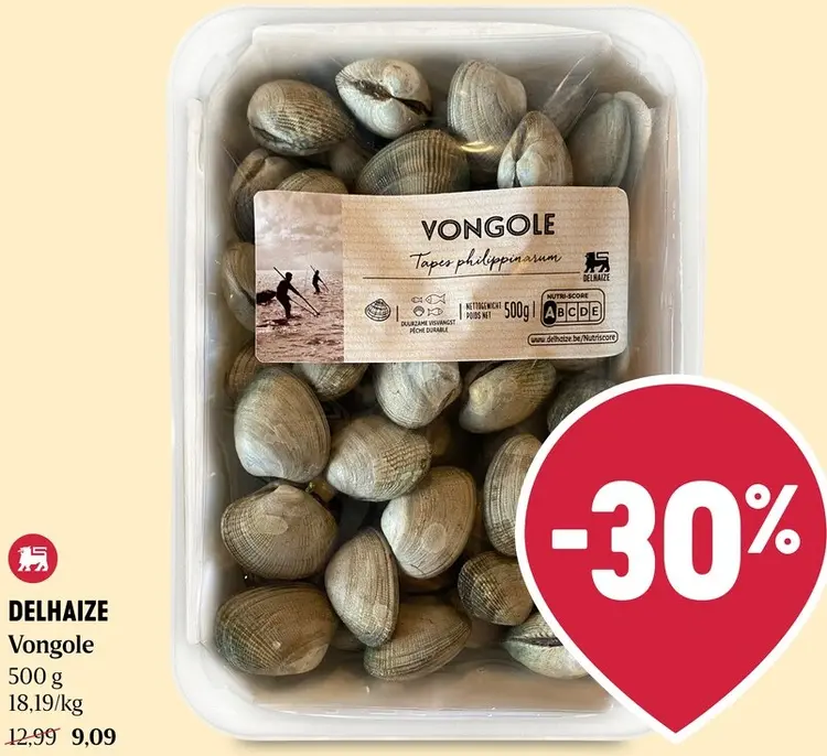 Promotie: Delhaize Vongole